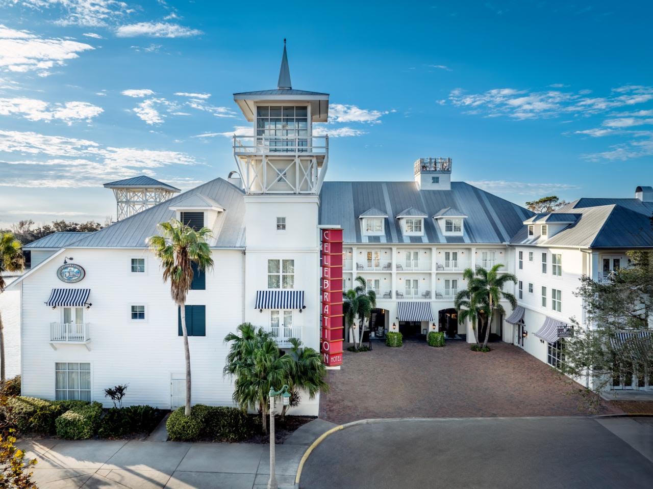 Exterior of the Celebration Hotel in Celebration, Florida